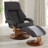 Mac Motion Mandal Swivel Recliner with Ottoman in Espresso(Chocolate) - Mac Motion Mandal Swivel Recliner with Ottoman in Espresso(Chocolate)