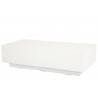 Sunset West Bazaar GRFC Faux Bois Coffee Table - Bone - Angled