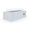 White Carrara Marble Rectangular Fire Table