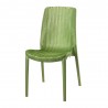 Rue Stack-able Rattan Dinning Chair - Pearl Green - Front Angled - Rue Stack-able Rattan Dinning Chair - Pearl Green - Front Angled