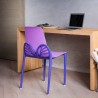 Papillon Stylish Dinning Chair - Lifestyle Close Up - Purple - Papillon Stylish Dinning Chair - Lifestyle Close Up - Purple