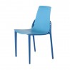 Papillon Stylish Dinning Chair - Pale Blue - Angled - Papillon Stylish Dinning Chair - Pale Blue - Angled