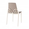 Papillon Stylish Dinning Chair - Grey - Back Angled - Papillon Stylish Dinning Chair - Grey - Back Angled