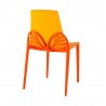 Papillon Stylish Dinning Chair - Marigold - Back Angled - Papillon Stylish Dinning Chair - Marigold - Back Angled