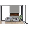 Amantii 72" Unit - 14 1/4" In Depth 3 Sided Glass Fireplace - Amantii 72" Unit - 14 1/4" In Depth 3 Sided Glass Fireplace