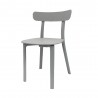 Toppy Long Horn Dinning Chair - Grey - Left - Angled View - Toppy Long Horn Dinning Chair - Grey - Left - Angled View