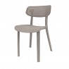 Toppy Speck Dinning Chair - Grey - Left Angled View - Toppy Speck Dinning Chair - Grey - Left Angled View