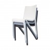 Toppy Stackable Modern V Dinning Chair - Stacked Pile - Toppy Stackable Modern V Dinning Chair - Stacked Pile