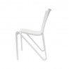 Toppy Stackable Modern V Dinning Chair - White - Side - Toppy Stackable Modern V Dinning Chair - White - Side