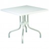 Forza Square Folding Table 31 inch White