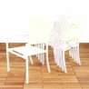 Infinita PURE Dining Armchair White - Stacking 2 - Infinita PURE Dining Armchair White - Stacking 2