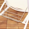 Infinita Pure Aluminum SunLounger with White Sling - Set of Two