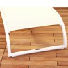 Infinita Pure Aluminum SunLounger with White Sling - Set of Two