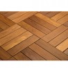 Infinita FlexDeck Copabianca Classic IPE 18" x 18" Champagne - Grid