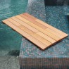 FlexDeck Brazilian Hardwood Deck Tiles - Copacabana IPE Champagne - Variant 6 Slat 18"x36" - Panel LIfestlyle 