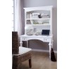 Provence Secretary Writing Desk With Shelving Hutch