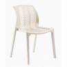 SPYGA Designer Stacking Side Chair - Sand