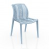 SPYGA Designer Stacking Side Chair - Serenity Blue