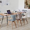 Leisure D With Tan PP Stand Dinning Chair - Lifestyle - Grey - Leisure D With Tan PP Stand Dinning Chair - Lifestyle - Grey