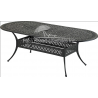 84" x 42" Oval Dining Table