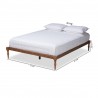 Baxton Studio Iseline Platform Bed Frame - King - Baxton Studio Iseline Platform Bed Frame - King
