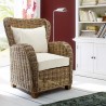 Nova Solo Wickerworks Natural Rattan Queen Chair -  LIfestlye - Nova Solo Wickerworks Natural Rattan Queen Chair -  LIfestlye