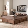 Baxton Studio Wren Platform Storage Bed Frame - Baxton Studio Wren Platform Storage Bed Frame