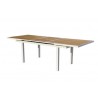 Bellini Home and Gardens Essence 9 Pc Dining Set with 79/103" Extension Teak Top Table - Table Extended