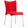 Juliette Resin Dining Chair - Orange - Juliette Resin Dining Chair - Orange