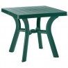 Viva Resin Square Dining Table 31 inch Green - Viva Resin Square Dining Table 31 inch Green