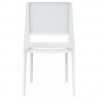 Verona Resin Wickerlook Dining Chair - White