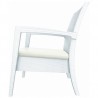 Miami Resin Loveseat - White