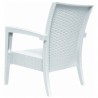 Miami Resin Club Chair - Set of 2 - White - Back Angle - Miami Resin Club Chair - Set of 2 - White - Back Angle
