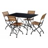 French Café Bistro Folding Table - in set - French Café Bistro Folding Table - in set