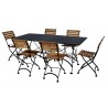 French Café Bistro Folding Table - in set - French Café Bistro Folding Table - in set