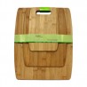 Oceanstar 3-Piece Bamboo Cutting Board Set  - Oceanstar 3-Piece Bamboo Cutting Board Set 