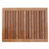 Oceanstar Bamboo Floor and Shower Mat - Top View - Oceanstar Bamboo Floor and Shower Mat - Top View