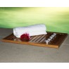 Oceanstar Bamboo Floor and Shower Mat - 2  - Oceanstar Bamboo Floor and Shower Mat - 2 