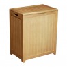 Natural Finished Rectangular Laundry Wood Hamper  - Natural Finished Rectangular Laundry Wood Hamper 
