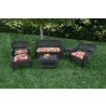 Tortuga Outdoor Portside Dark Roast 6-Piece Seating Set - Dark Roast6