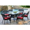 Tortuga Outdoor Portside 7 Piece Dining Set (Dark Roast) - LIfestyle 2