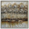 Metallic Forest Square Framed Art - Metallic Forest Square Framed Art