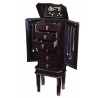 Bedford Jewelry Armoire - Fully Opened - Bedford Jewelry Armoire - Fully Opened