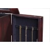 Augusta Jewelry Armoire - Brown - Side Drawer Opened - Augusta Jewelry Armoire - Brown - Side Drawer Opened