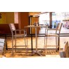 Palm 4 Aluminum Bar Base - Silver - Lifestyle