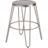 Lumisource Avery Metal Counter Stool in Brushed Stainless Steel - Set of 2 - Lumisource Avery Metal Counter Stool in Brushed Stainless Steel - Set of 2