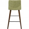 WALNUT + GREEN FABRIC - Rear - WALNUT + GREEN FABRIC - Rear