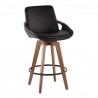 Lumisource Clarity Counter Stool - Black - Perspective - Lumisource Clarity Counter Stool - Black - Perspective