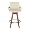 Lumisource Clarity Counter Stool - Cream - Front - Lumisource Clarity Counter Stool - Cream - Front