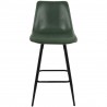 LumiSource Durango Counter Stool - Set of 2 - Green - Front - LumiSource Durango Counter Stool - Set of 2 - Green - Front